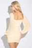 LUXE HOTFIX RHINESTONES MESH RUCHED MINI DRESS sold by privy