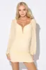 LUXE HOTFIX RHINESTONES MESH RUCHED MINI DRESS sold by privy