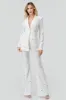 AS5017K / RHINESTONES EMBELLISHED BLAZER JACKET & PANTS SET sold by privy