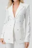 AS5017K / RHINESTONES EMBELLISHED BLAZER JACKET & PANTS SET sold by privy