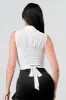 SEXY CREPE SLEEVELESS TIE BACK TANK TOP sold by privy