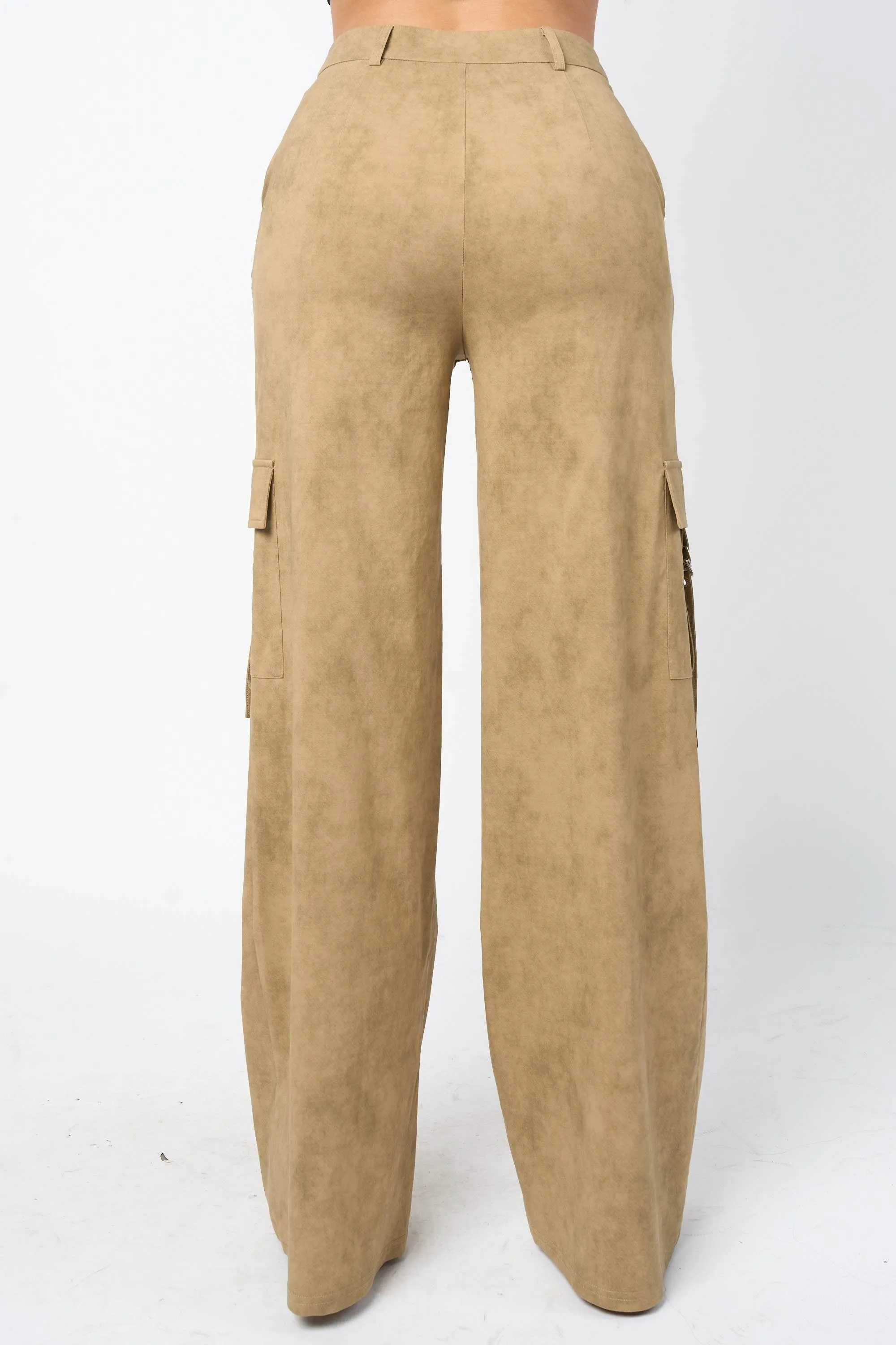 PB31826K / CHIC TWILL WOVEN FULL LENGTH RELAX FIT CARGO PANTS sold by privy product image thumbnail 4