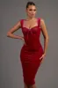 LUXE VELVET LACE SWEETHEART BODYCON MIDI DRESS sold by privy
