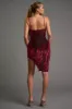 CHIC VELVET BURNOUT ASYMMETRIC \KNEE LENGHT DRESS sold by privy