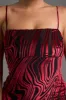 CHIC VELVET BURNOUT ASYMMETRIC \KNEE LENGHT DRESS sold by privy