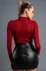 CHIC RHINESTONE EMBELLISHED MOCK NECK BODYSUIT TOP sold by privy