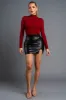 CHIC RHINESTONE EMBELLISHED MOCK NECK BODYSUIT TOP sold by privy