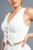 HEAVY STRETCH TWILL VEST TOP & CARGO PANTS SETS sold by privy