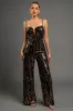 LUXE WAVE SEQUINS SWEETHEART SLEEVELESS JUMPSUIT sold by privy