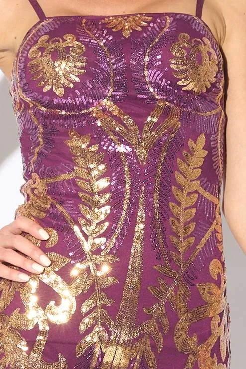 GLAM SEQUINS SLEEVELESS BODYCON MIDI DRESS sold by privy product image thumbnail 5