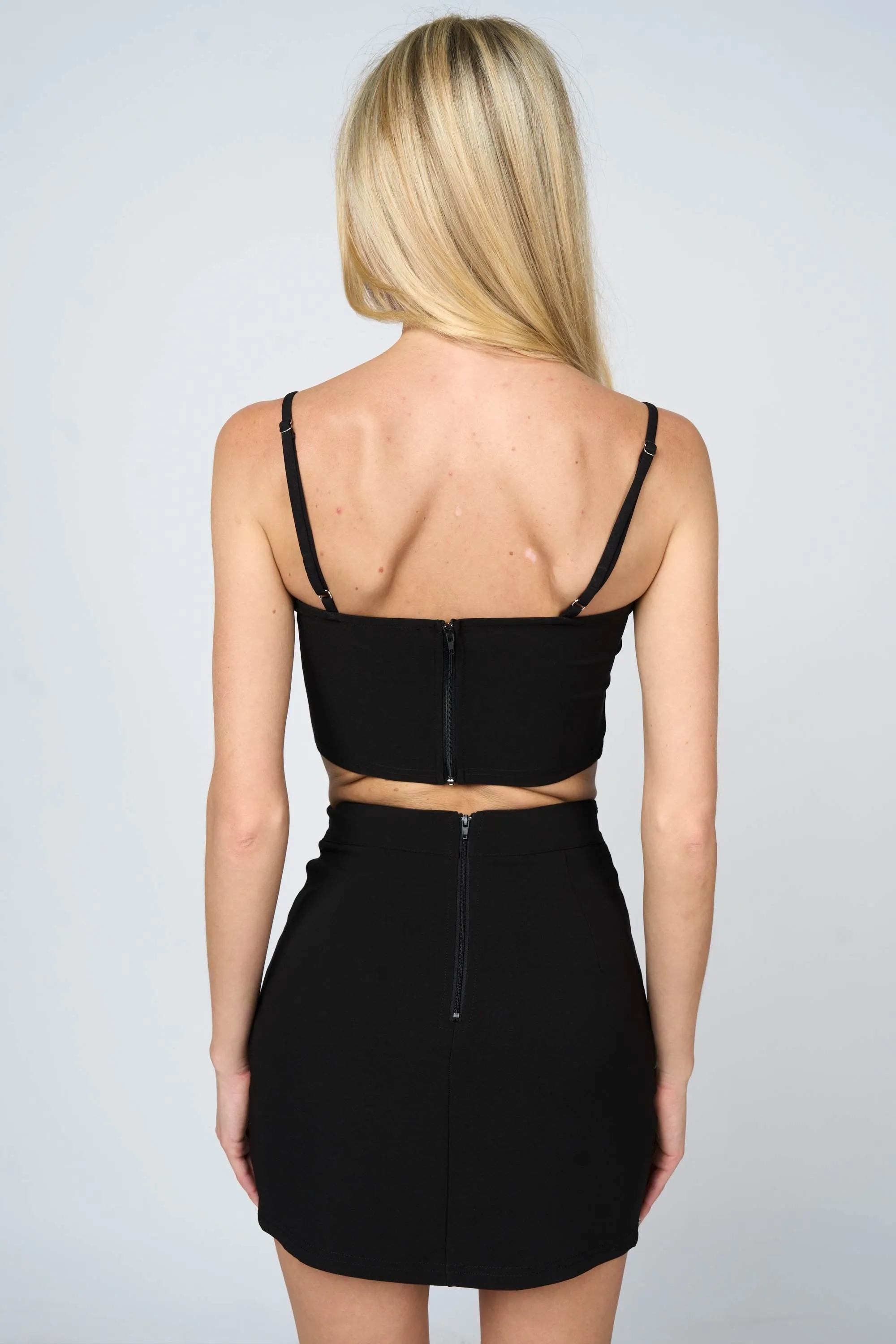 LUXE BOWS DESIGN CROP TOP & MINI SKIRT SETS sold by privy product image thumbnail 5