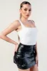 PT45181STP-W / CHIC STRETCH SQUARE NECK HOOKED WOVEN CROPPED TOP sold by privy