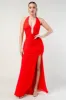 LUXE MESH MERMAID HALTER NECK MAXI DRESS sold by privy