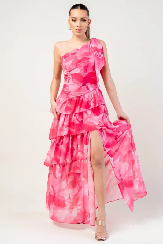 PD78450B / CHIFFON PRINT DRESS sold by privy
