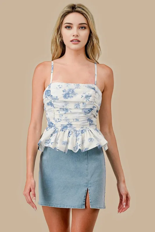 AT4210E / COTTON VOILE PRINT TOP sold by privy