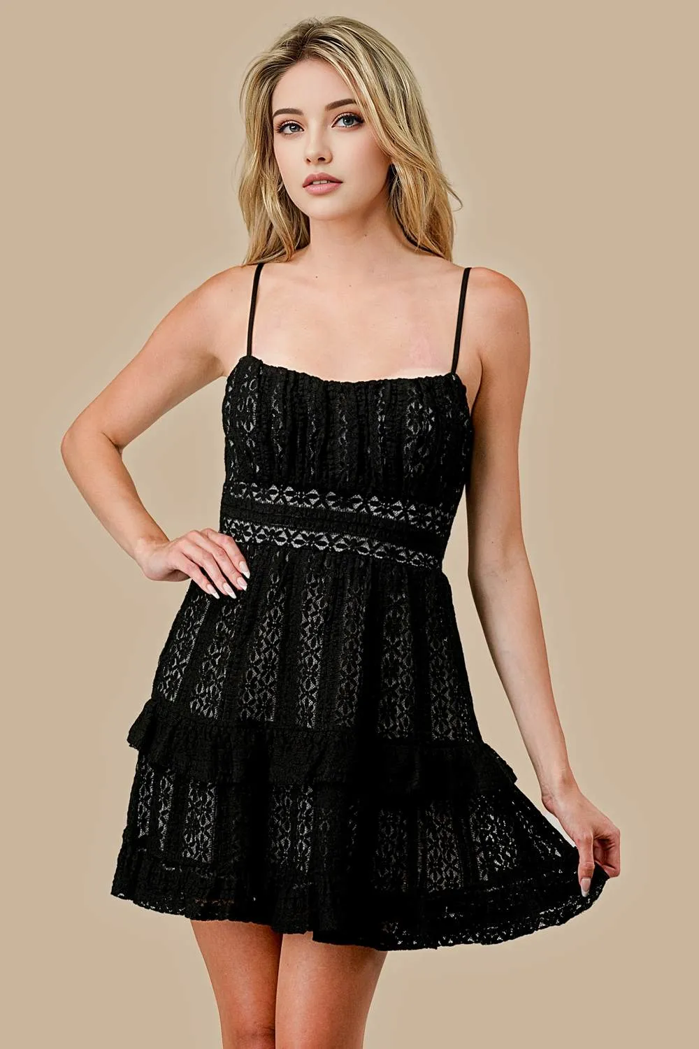 AD4190N / FLORAL RUFFLE LACE sold by privy