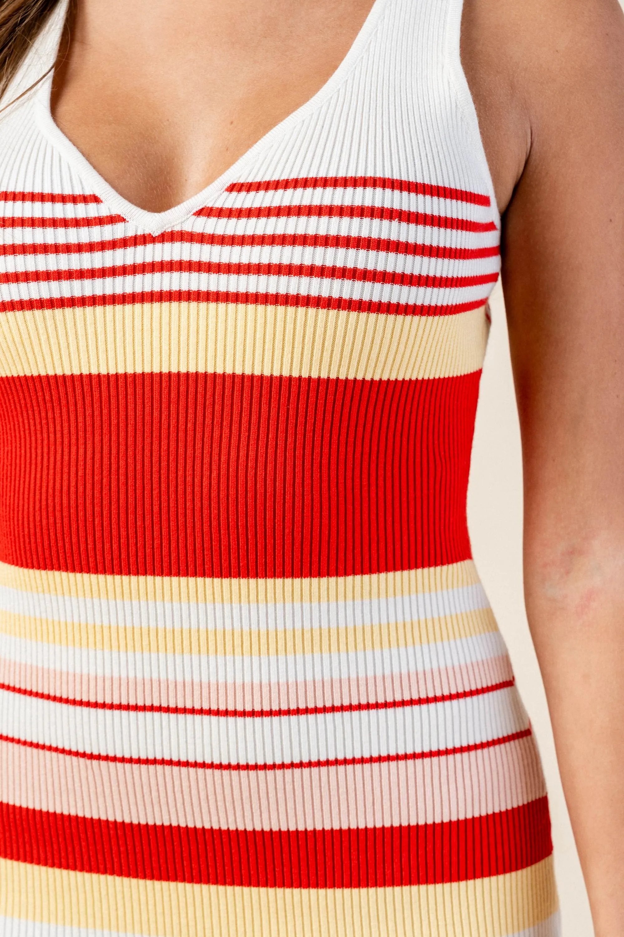 STRIPE RIB SWEATER DRESS sold by privy product image thumbnail 5