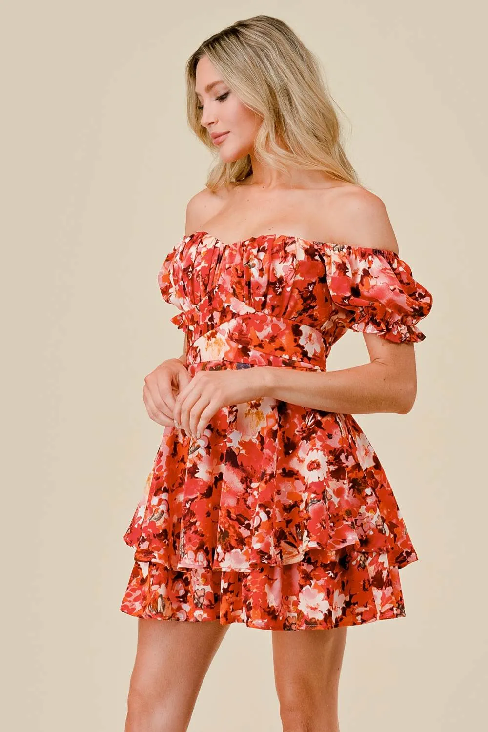 PEBBLE CHIFFON PRINT DRESS sold by privy product image thumbnail 3