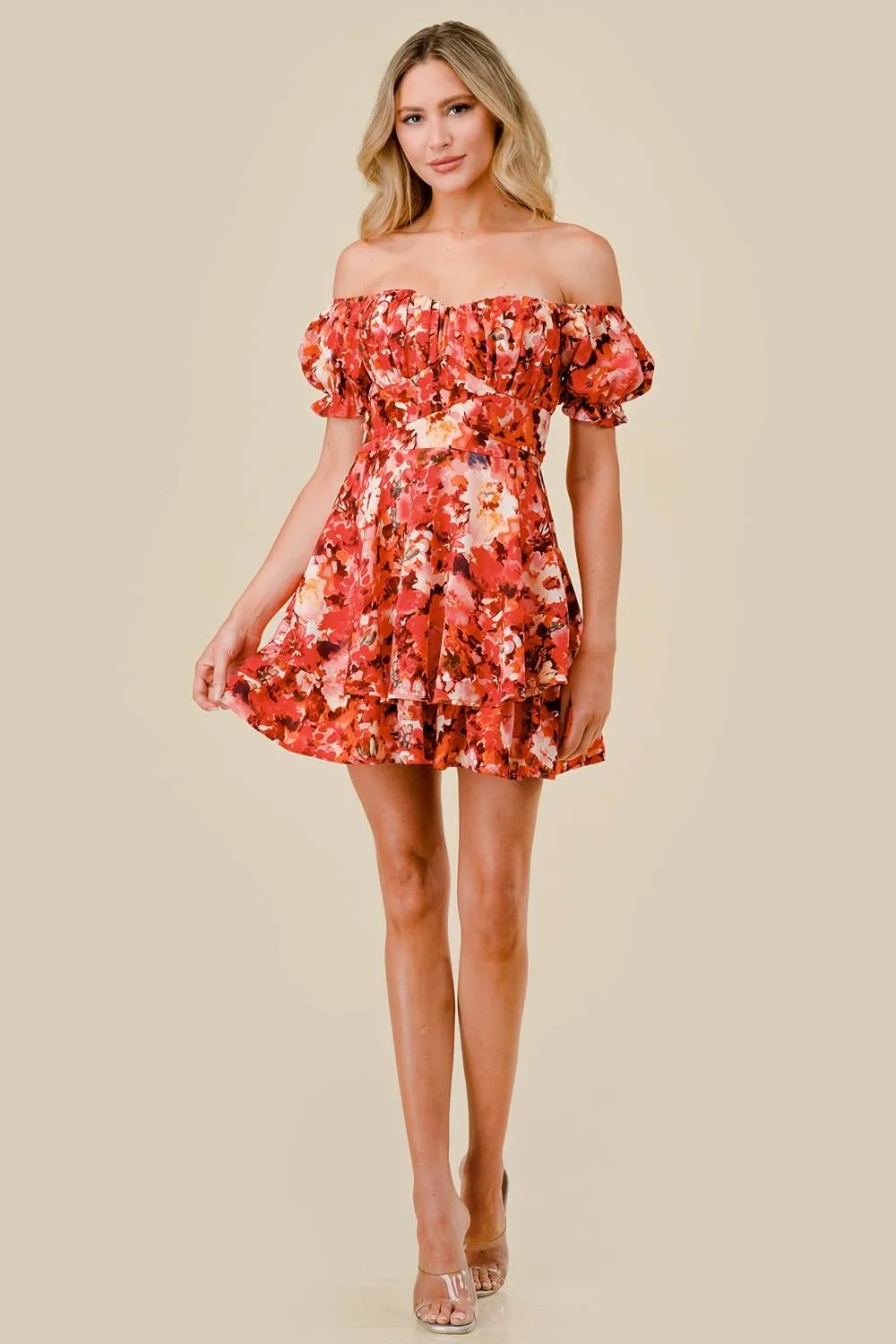 PEBBLE CHIFFON PRINT DRESS sold by privy product image thumbnail 5