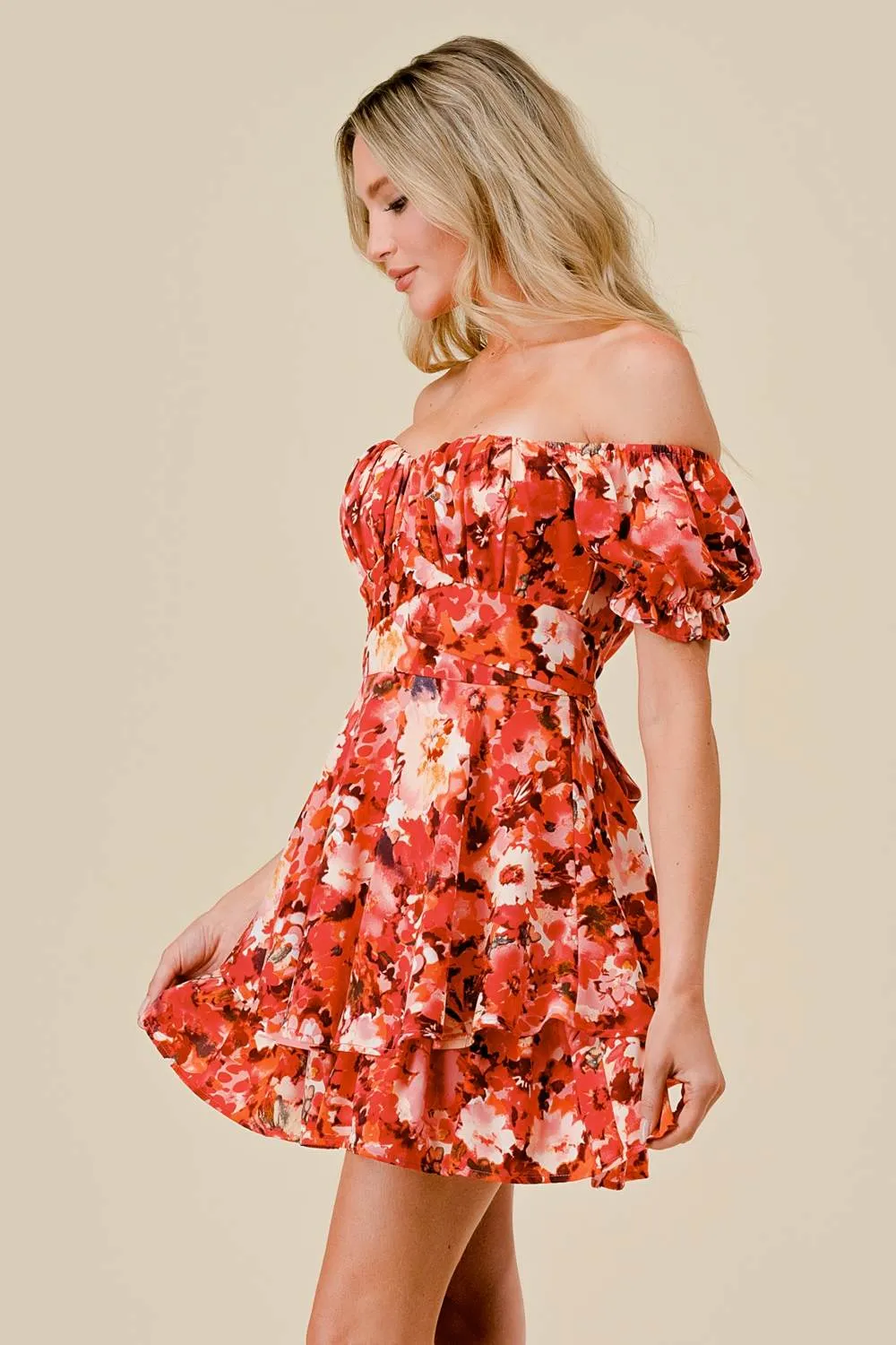 PEBBLE CHIFFON PRINT DRESS sold by privy product image thumbnail 2