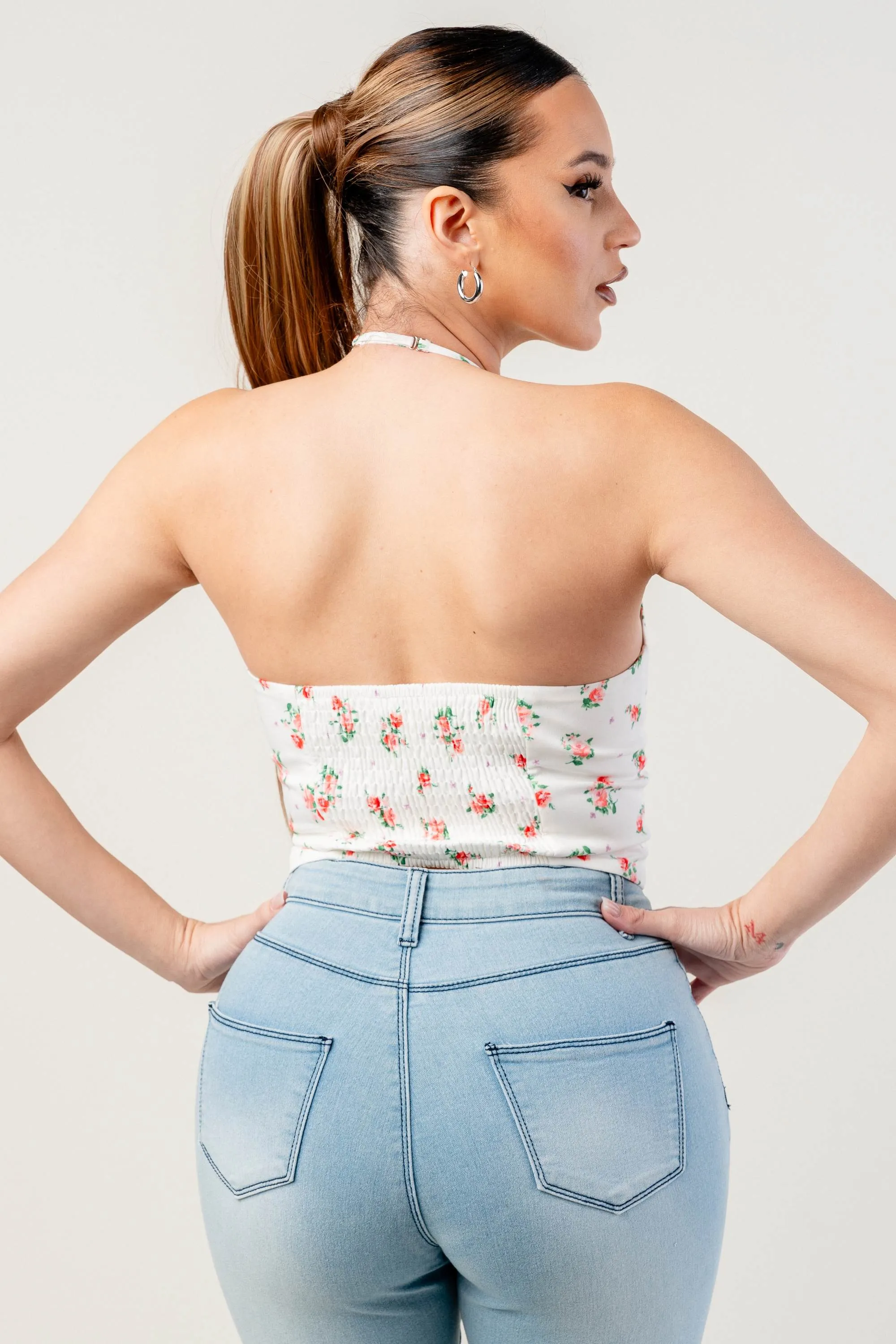 PT45344S-W / STRETCH WOVEN TOP sold by privy product image thumbnail 3