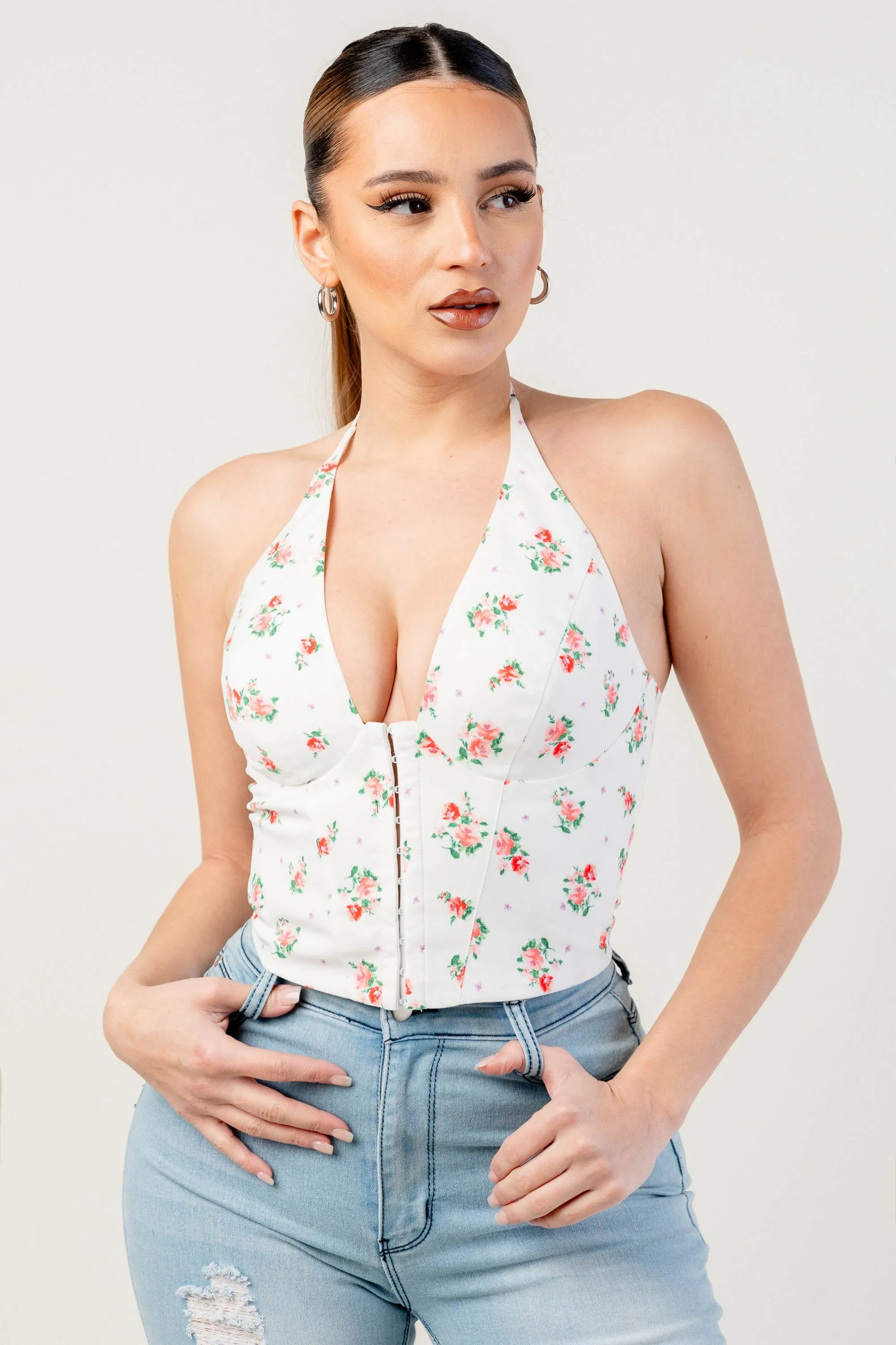 PT45344S-W / STRETCH WOVEN TOP sold by privy product image thumbnail 4