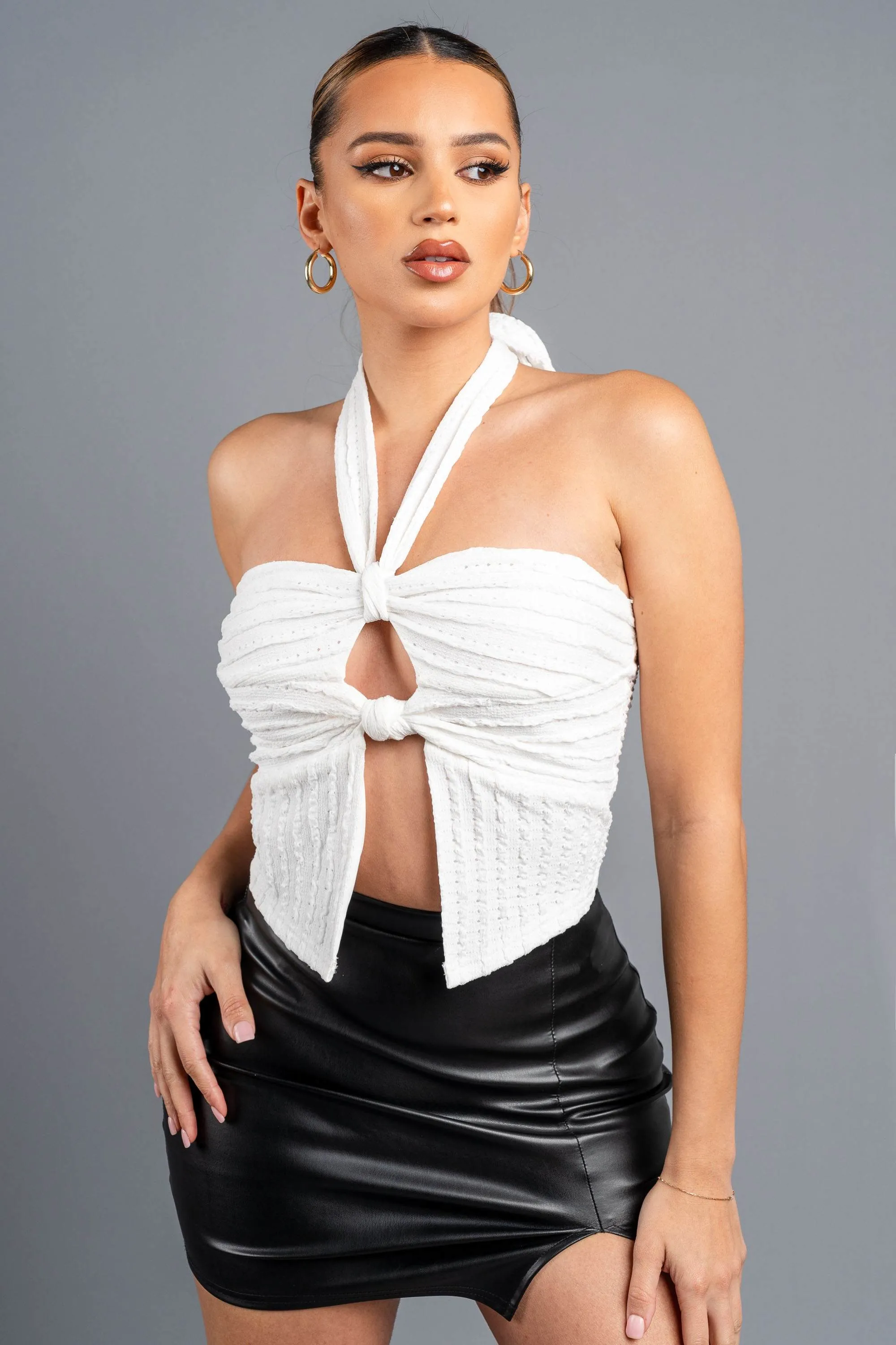 TEXTURED KNIT TOP sold by privy product image thumbnail 4