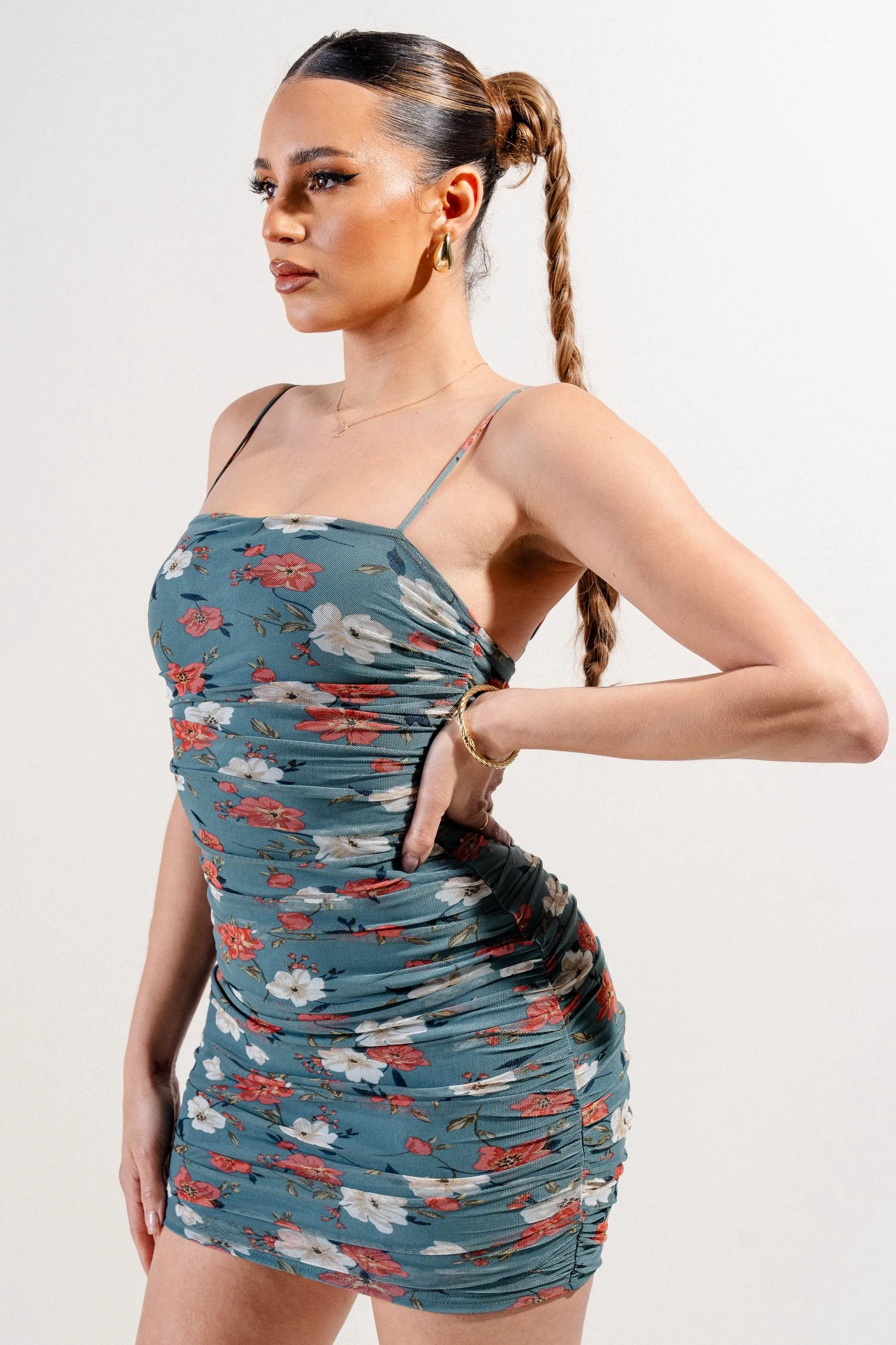 MESH PRINT MINI DRESS sold by privy product image thumbnail 2