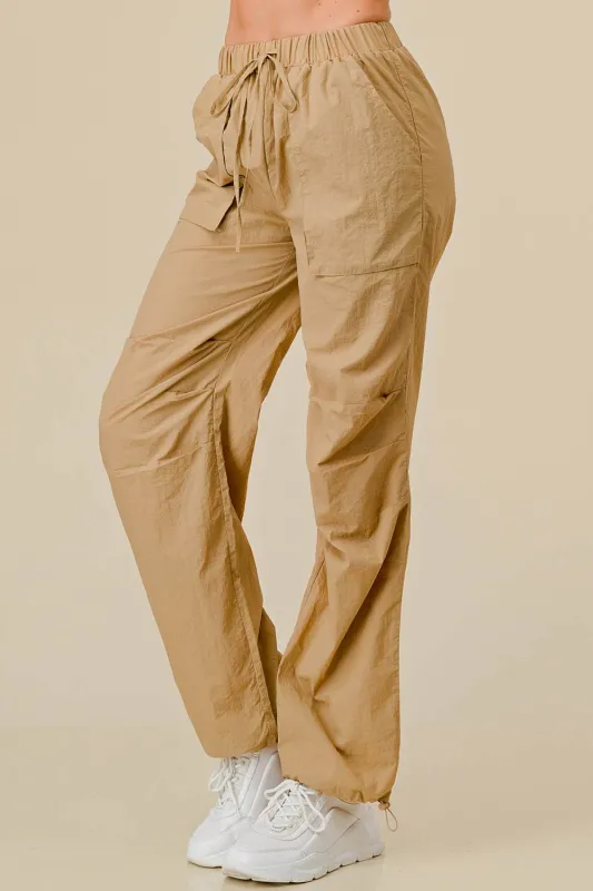 BP4462N / WINDBREAKER RELAX FIT WAISTBAND CARGO PANTS sold by privy