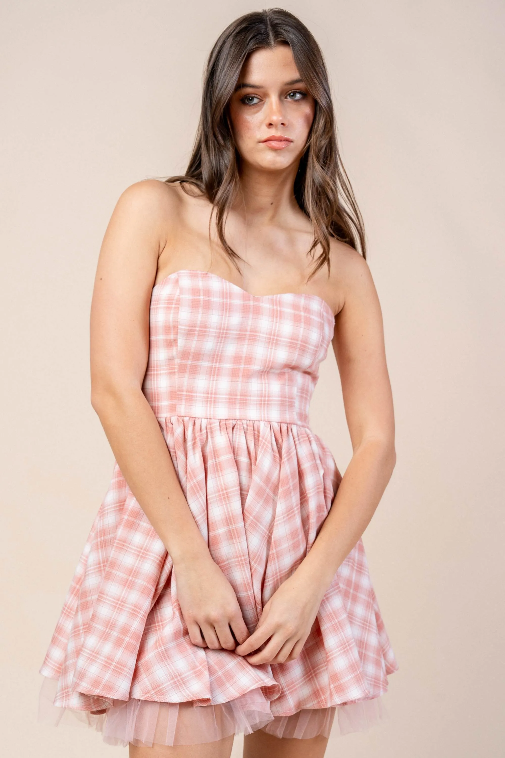 CDWS30389E / LINEN LOOK WOVEN SLEEVELESS MINI DRESS sold by privy product image thumbnail 4