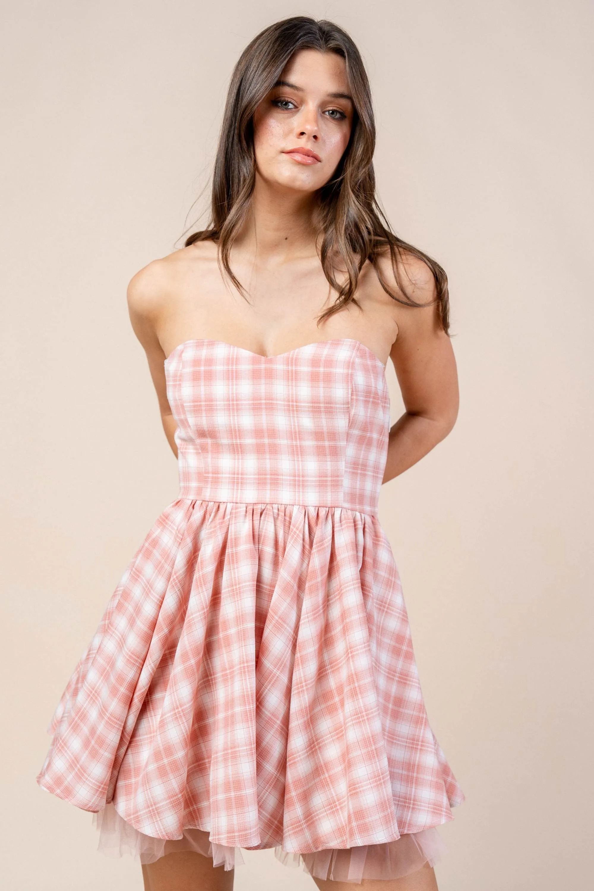 CDWS30389E / LINEN LOOK WOVEN SLEEVELESS MINI DRESS sold by privy