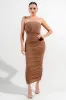 PD79075EST / STRETCH WOVEN PRINT SWEET HEART NECKLINE MINI DRESS sold by privy