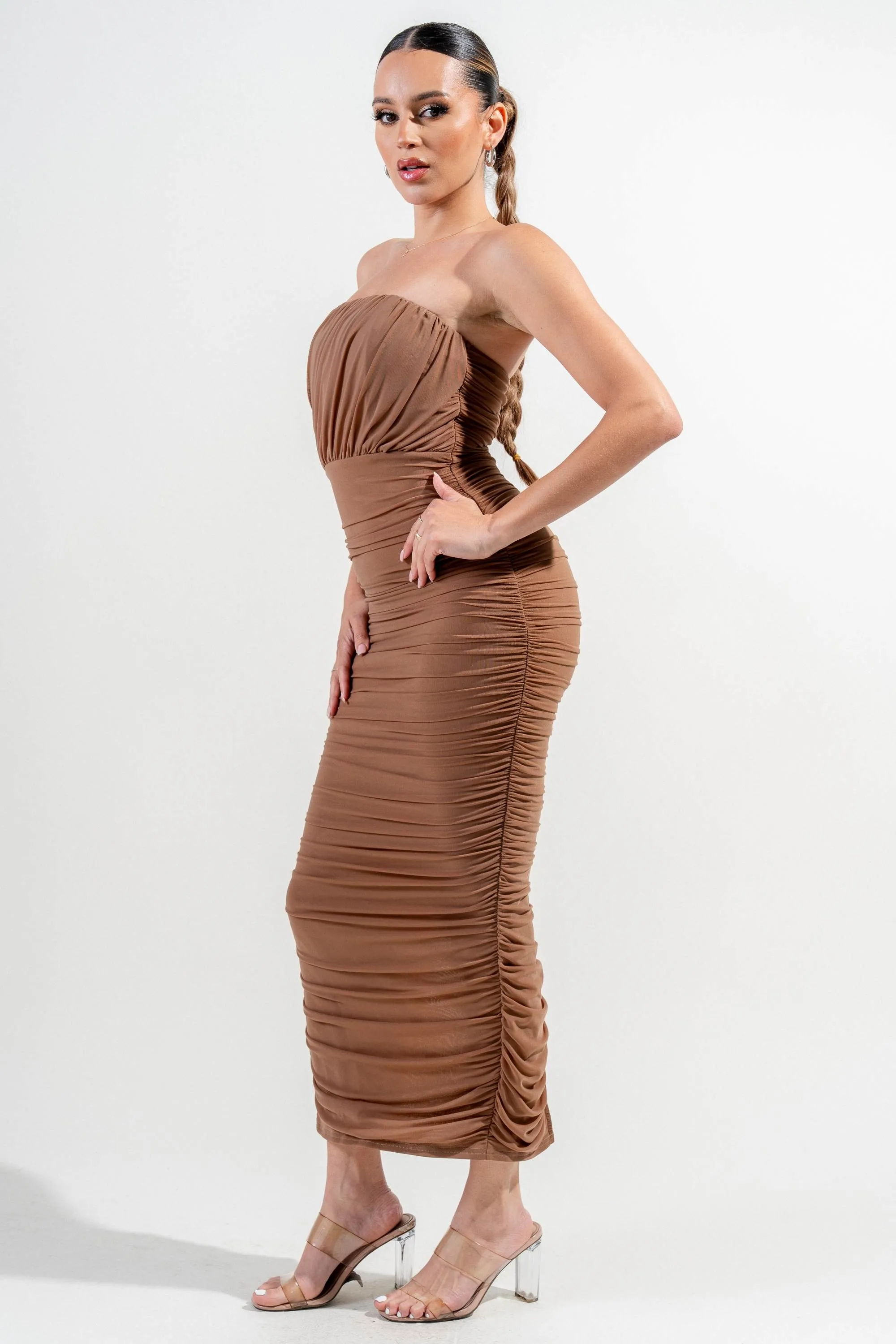 PD79075EST / STRETCH WOVEN PRINT SWEET HEART NECKLINE MINI DRESS sold by privy product image thumbnail 3