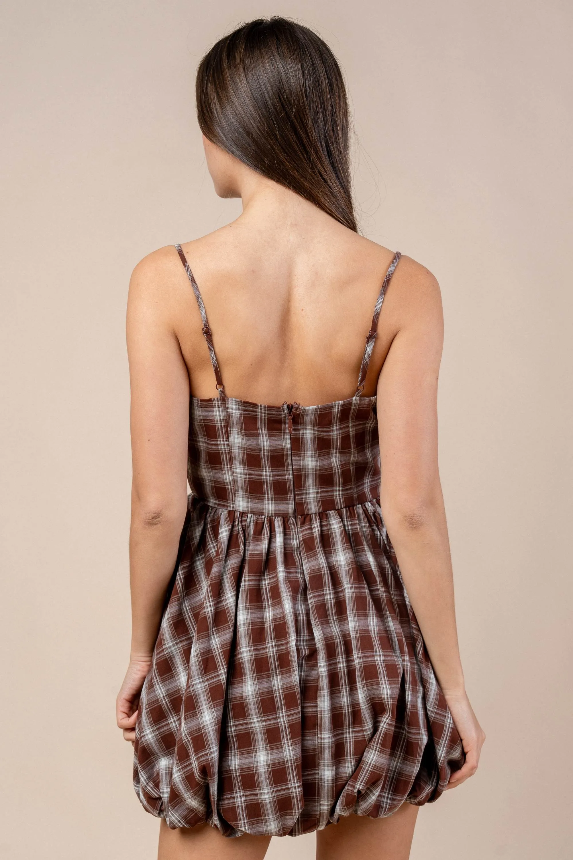 CD30449E / COTTON PLAID MINI DRESS sold by privy product image thumbnail 3