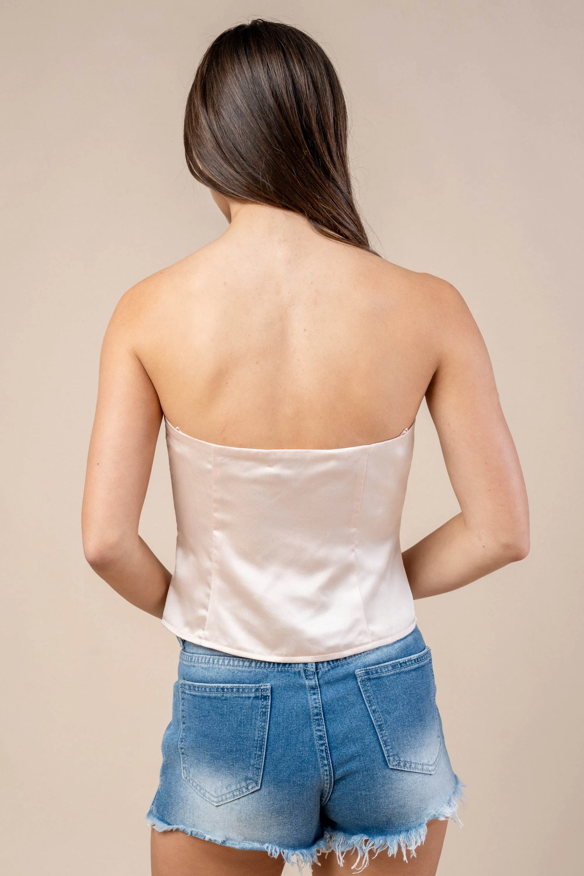 CTWF10441K / SATIN CROP TOP sold by privy product image thumbnail 3