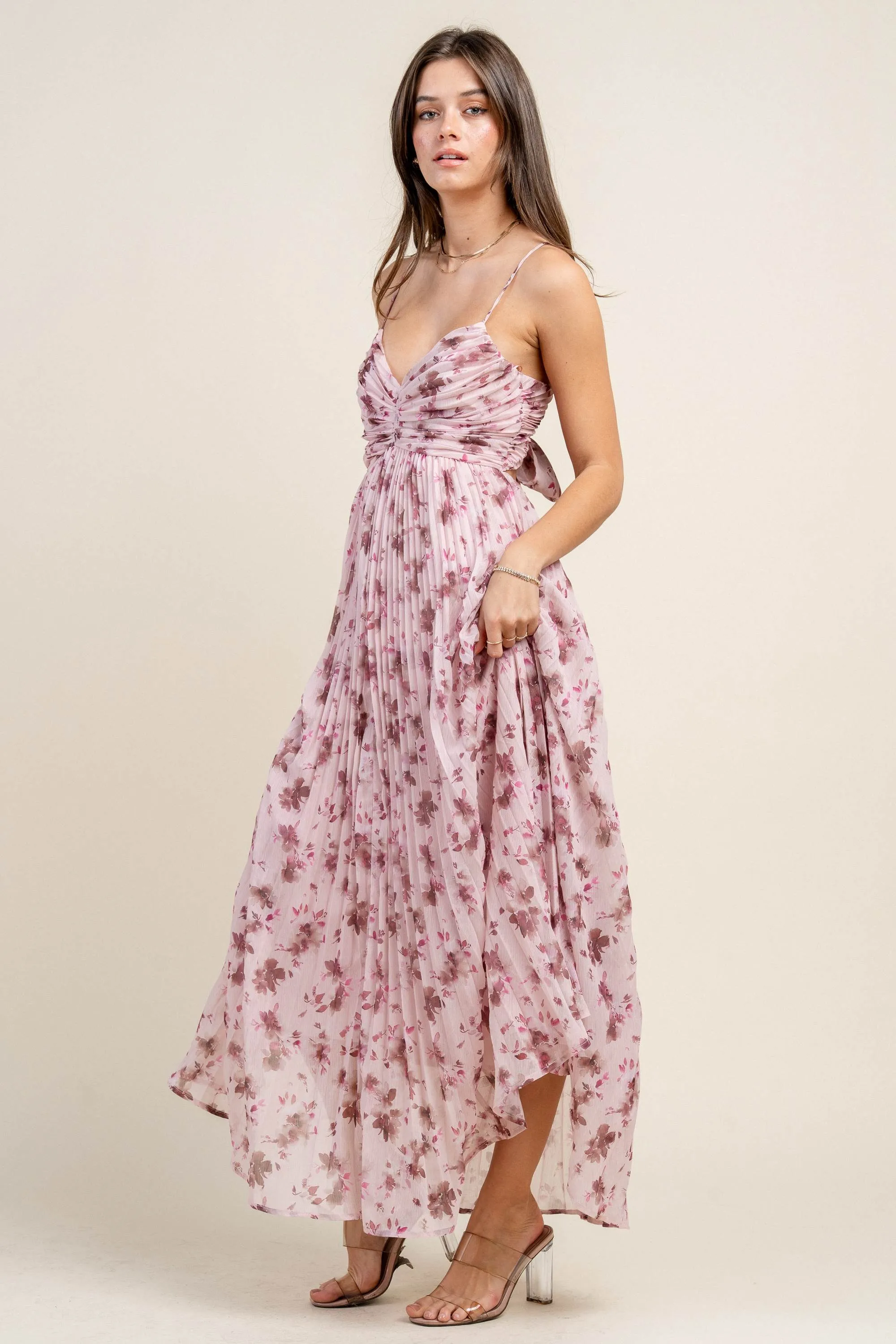BDWF12978B / CHIFFON PRINT MAXI DRESS sold by privy product image thumbnail 2