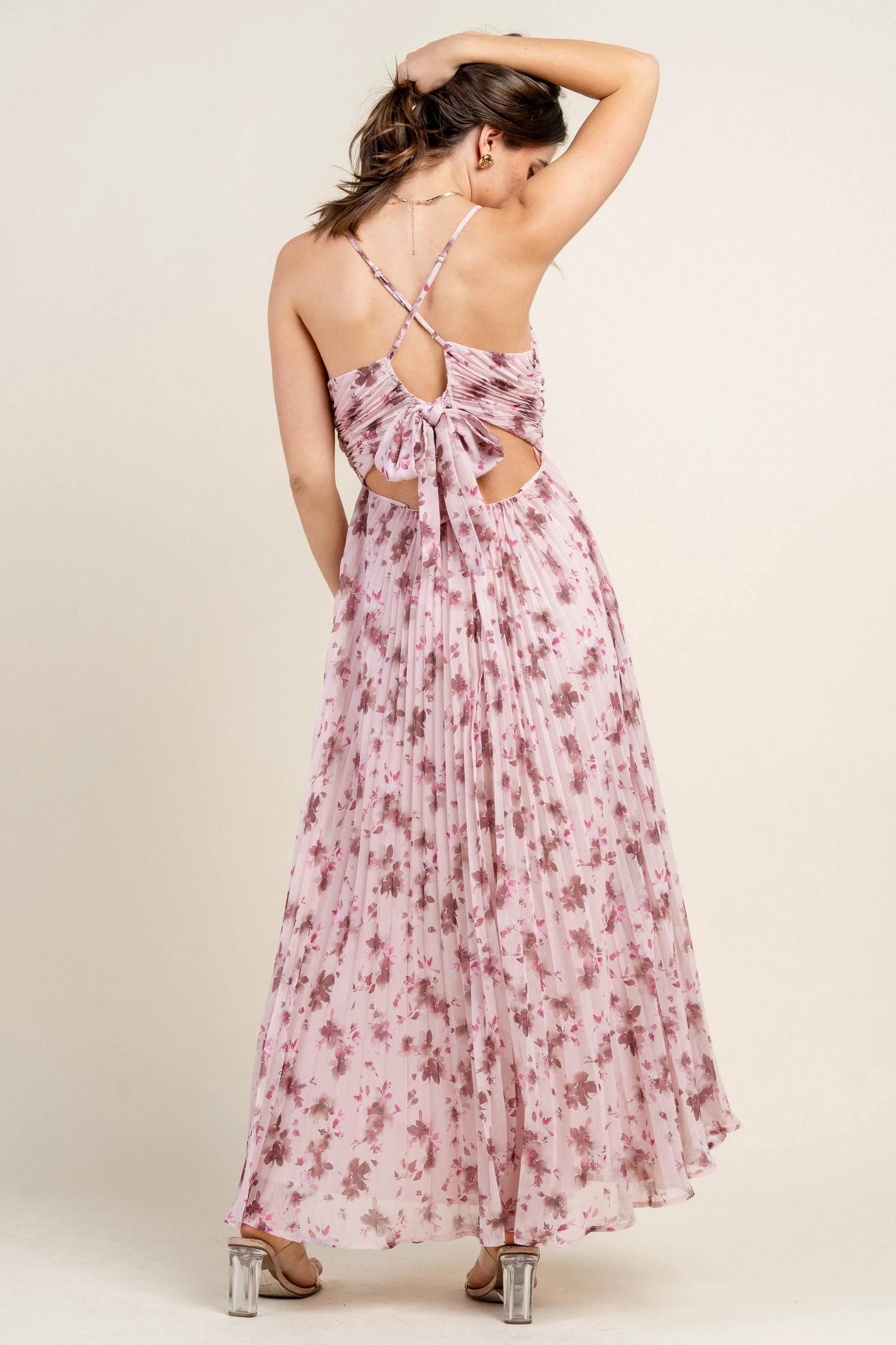 BDWF12978B / CHIFFON PRINT MAXI DRESS sold by privy product image thumbnail 3