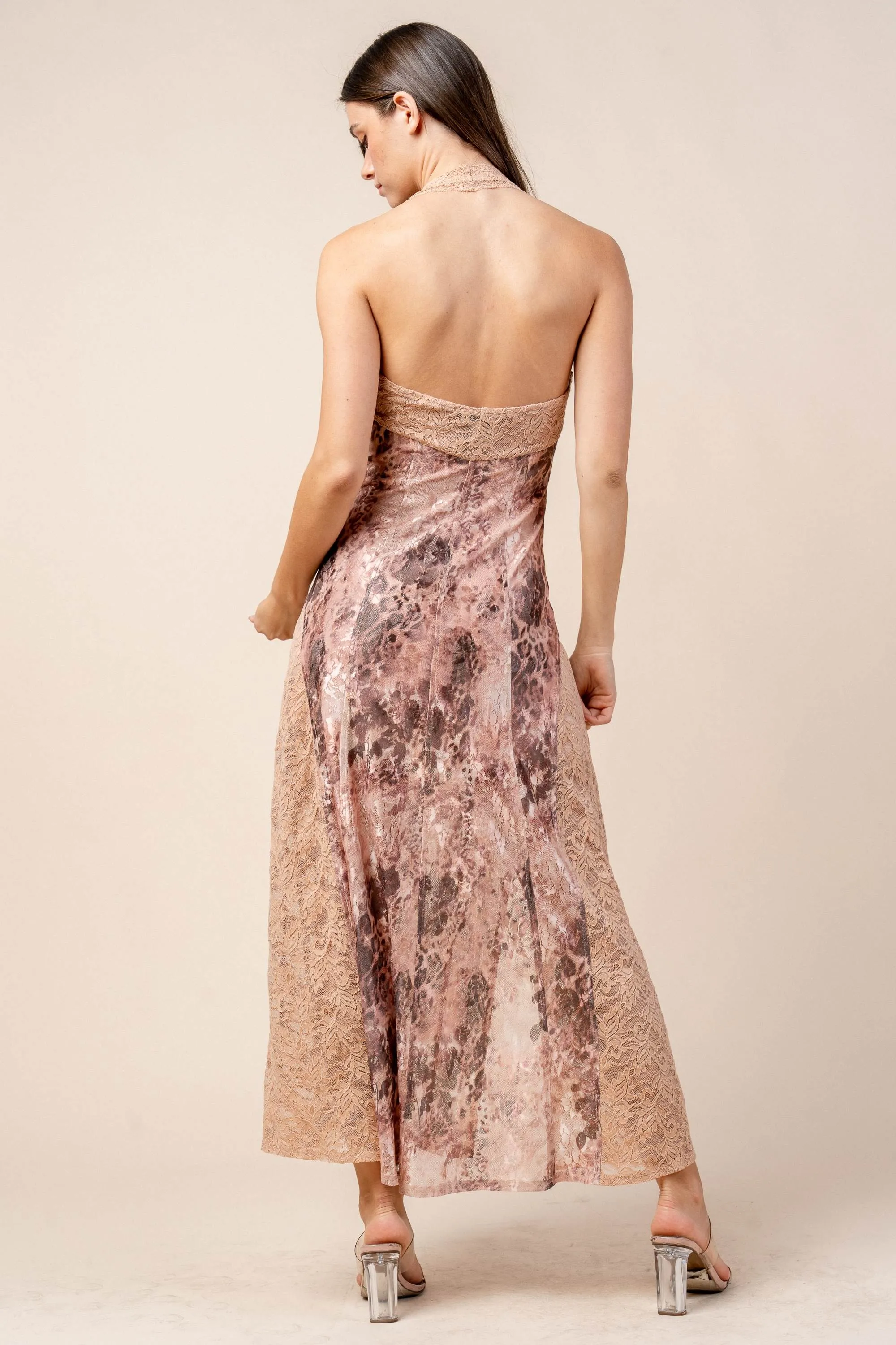 CDKF30490S / PRINTED LACE MIDI DRESS sold by privy product image thumbnail 4