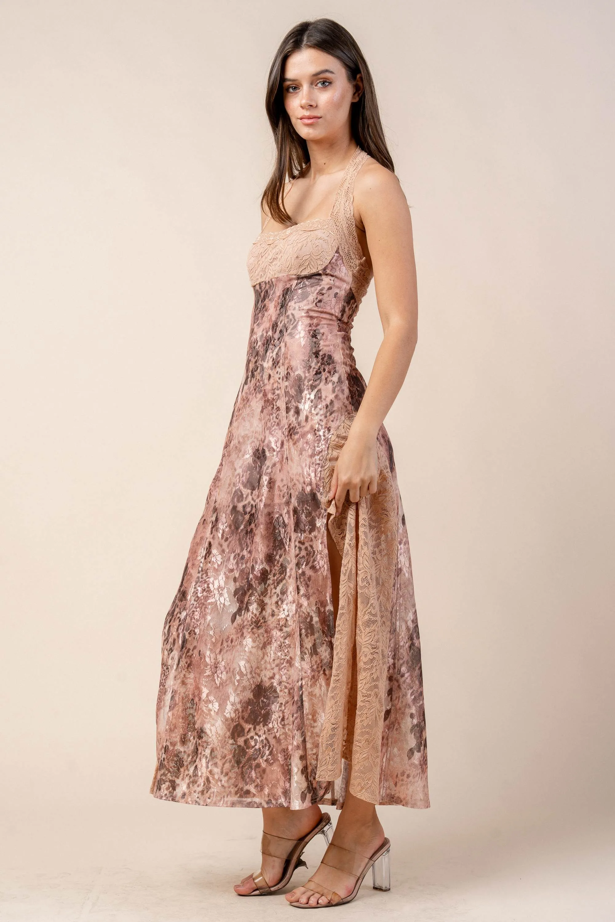 CDKF30490S / PRINTED LACE MIDI DRESS sold by privy product image thumbnail 3