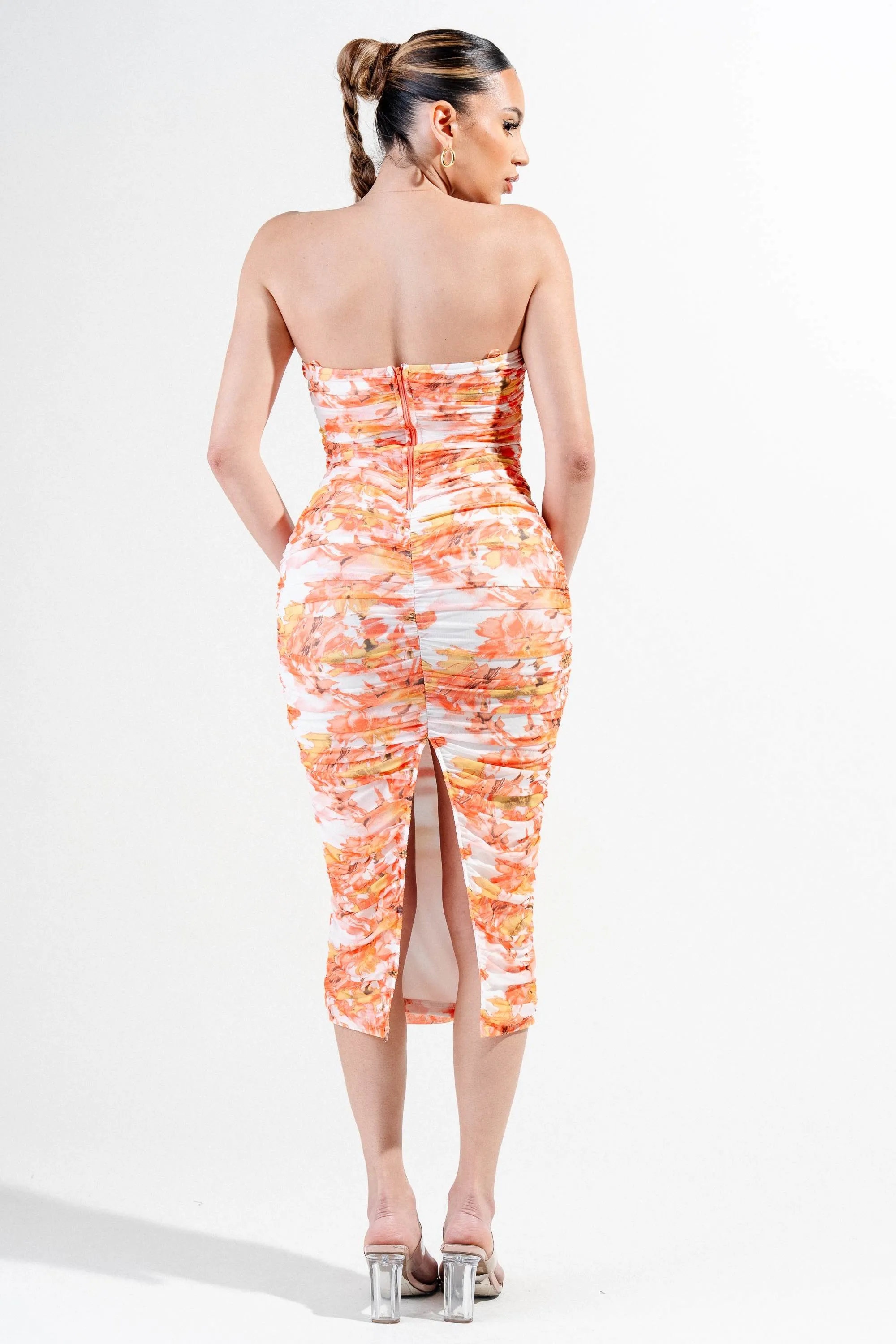 PDKS78675B-W / MESH PRINT DRESS sold by privy product image thumbnail 3