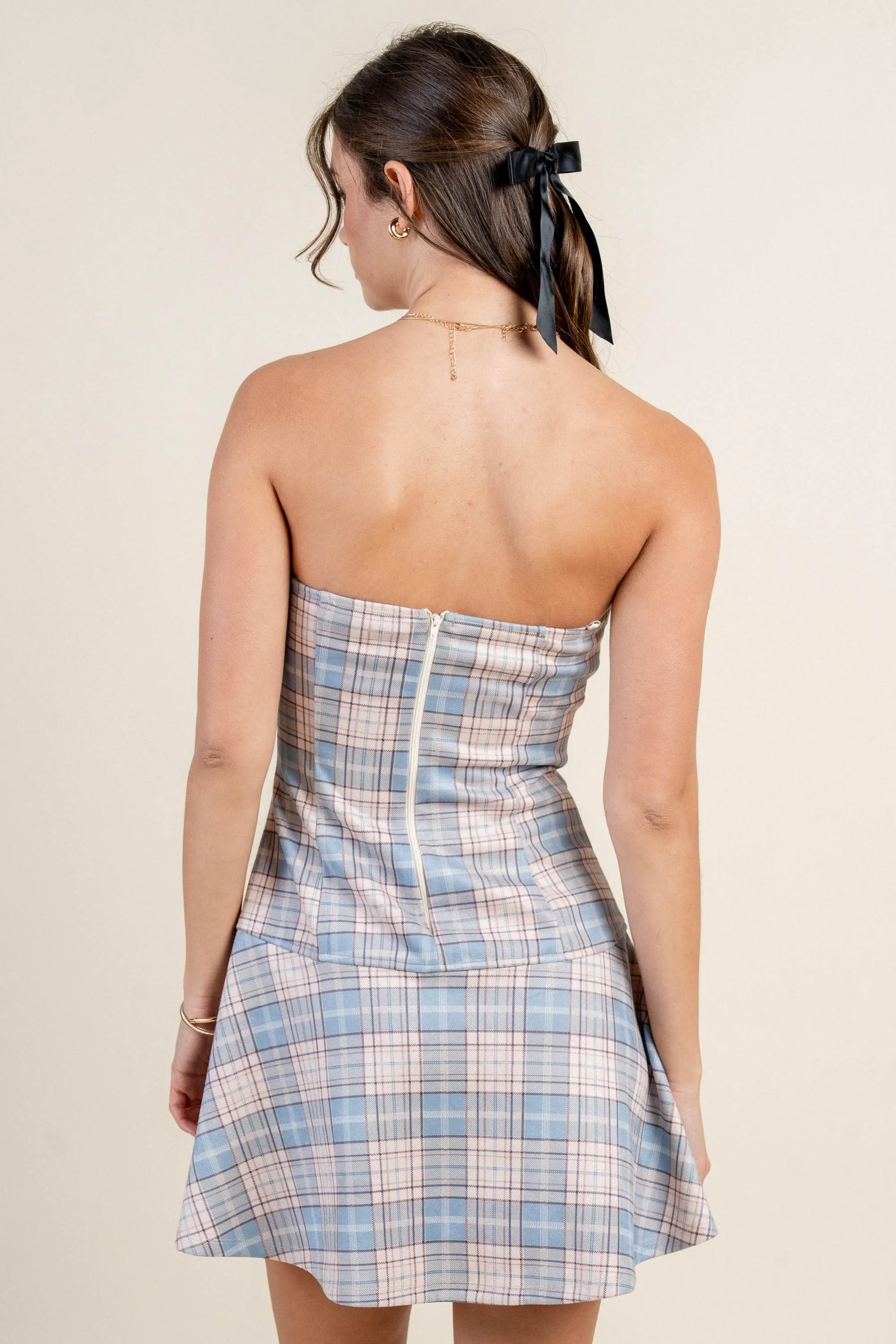 BDKF12963E / STRETCH SUEDE PRINT TUBE TOP MINI DRESS sold by privy product image thumbnail 3