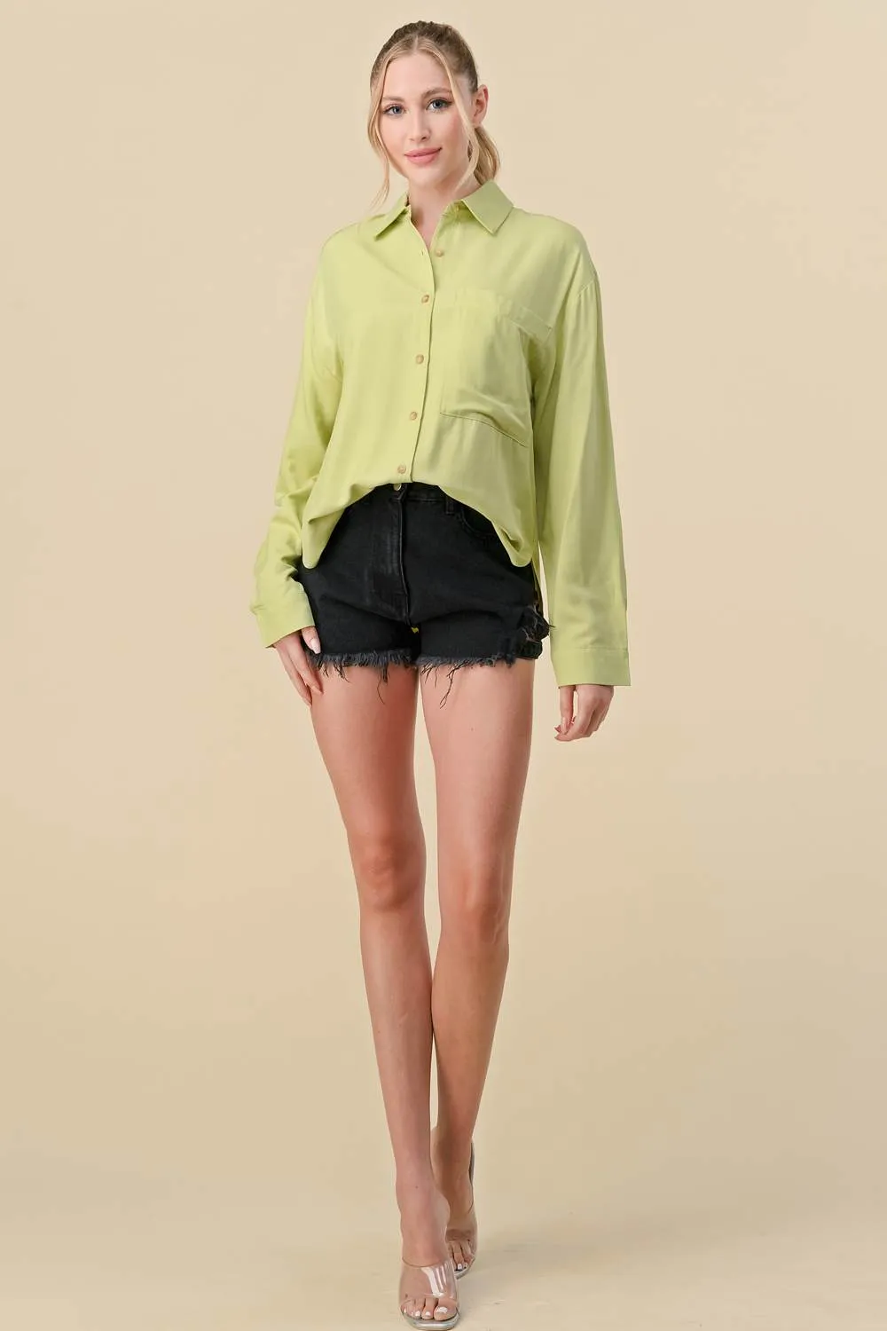 BT1949B / BASIC COLLARED BUTTON DOWN LONG SLEEVES SHIRTS sold by privy product image thumbnail 5