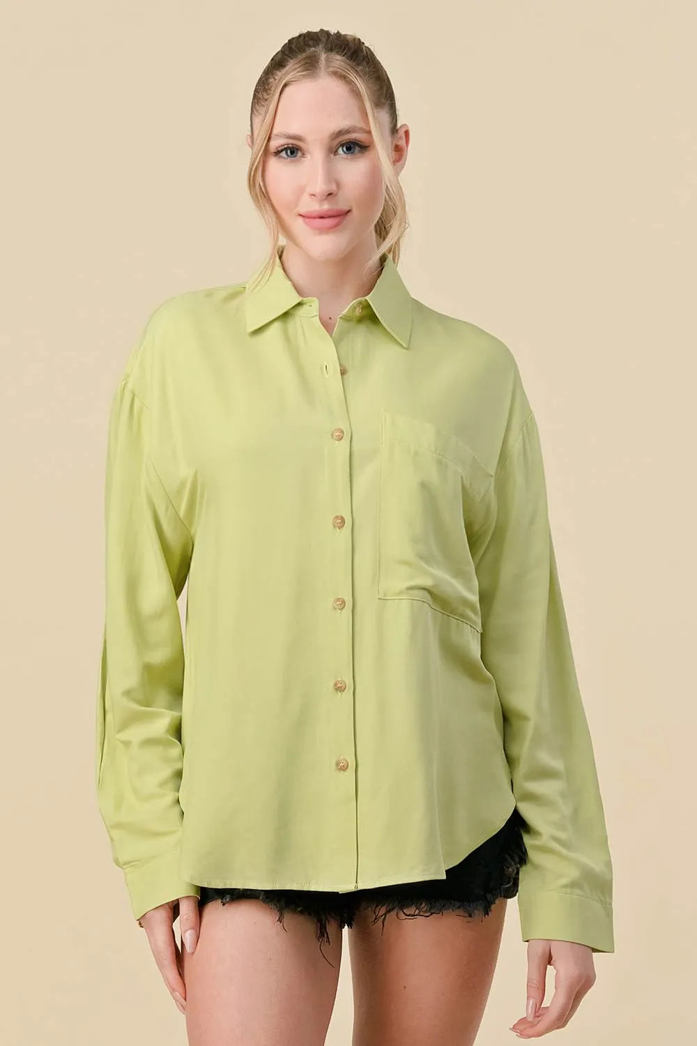 BT1949B / BASIC COLLARED BUTTON DOWN LONG SLEEVES SHIRTS sold by privy product image thumbnail 2