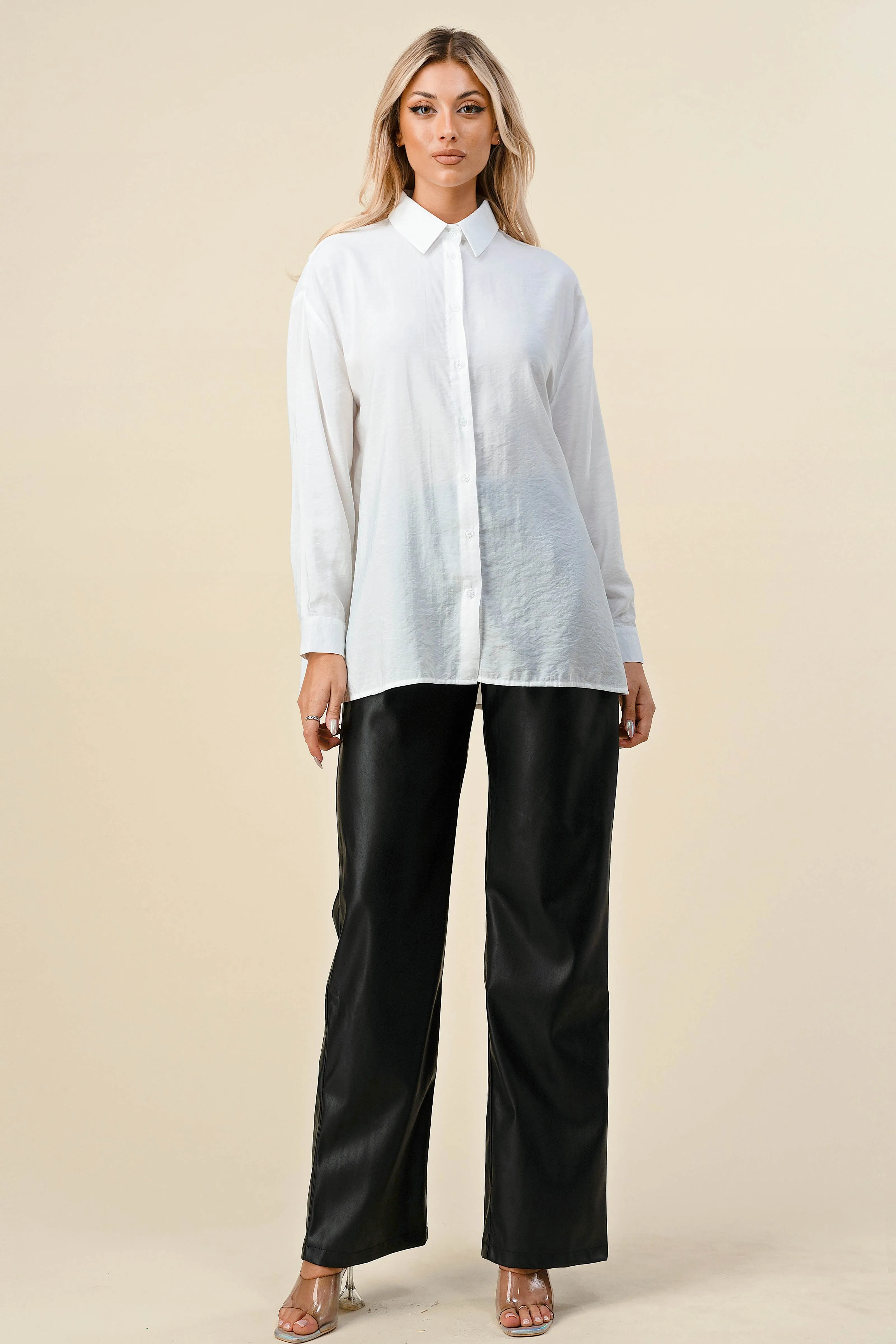 BT1554S / BASIC COLLARED BUTTON DOWN LONG SLEEVES SHIRTS sold by privy product image thumbnail 4