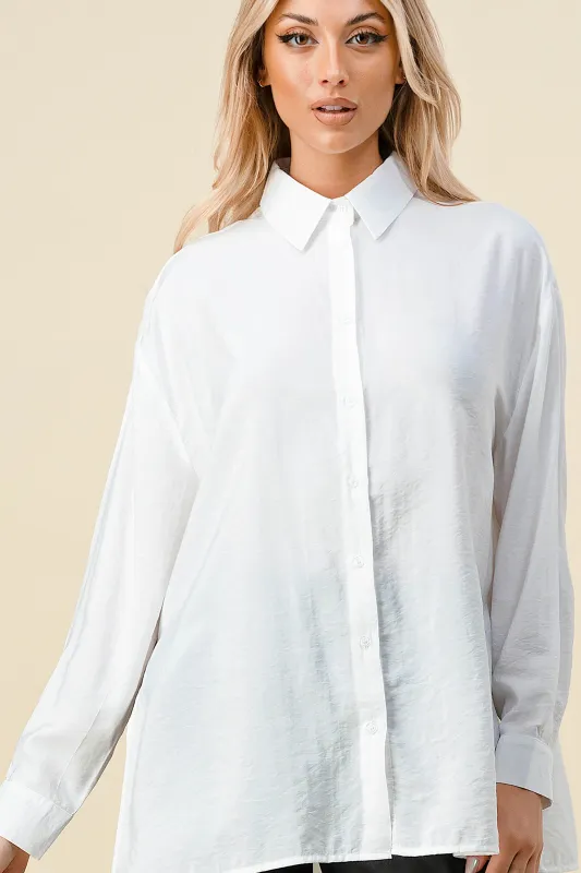 BT1554S / BASIC COLLARED BUTTON DOWN LONG SLEEVES SHIRTS sold by privy