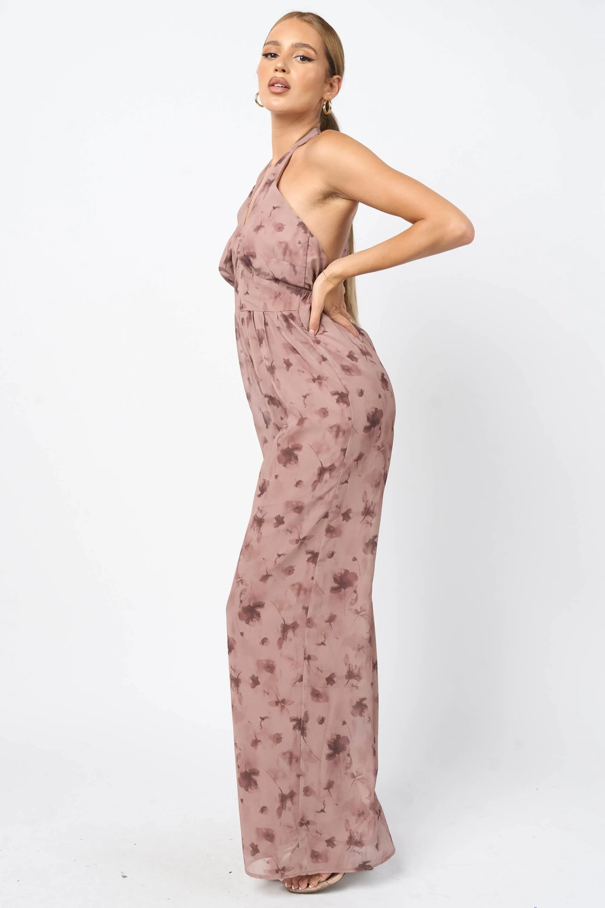 PJ11179SST / CHELSEA CHIFFON PRINT JUMPSUIT sold by privy product image thumbnail 5