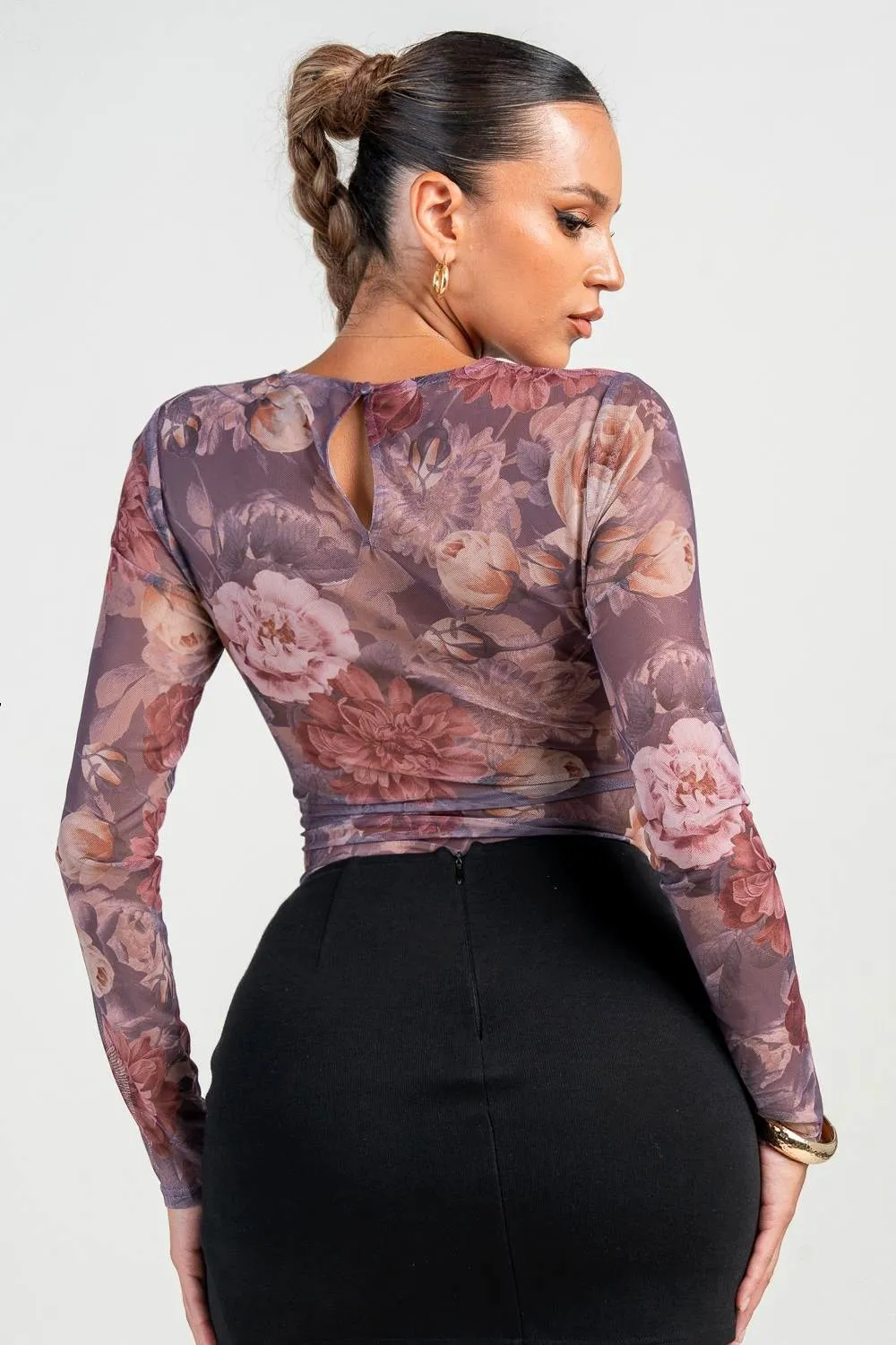 PT45557KST / ROUND NK LONG SLV BODYSUIT sold by privy product image thumbnail 3