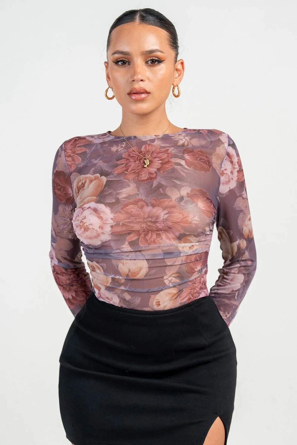 PT45557KST / ROUND NK LONG SLV BODYSUIT sold by privy product image thumbnail 4