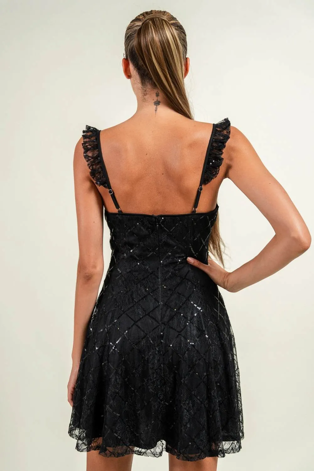 HD30244K / NOVELTY LACE MINI DRESS sold by privy product image thumbnail 3