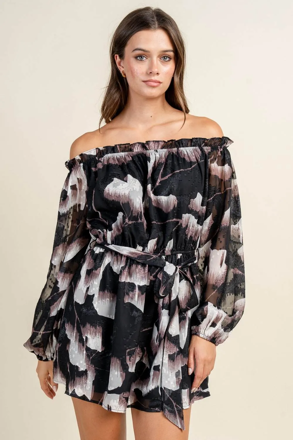 BD13093K / S/L METALLIC PLEATED A LINE MINI DRESS sold by privy product image thumbnail 2